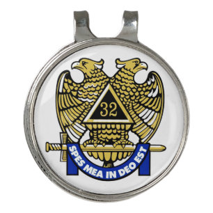 32 DEGREE MASON GOLF HAT CLIP