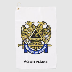 32 DEGREE MASON Golf Towel