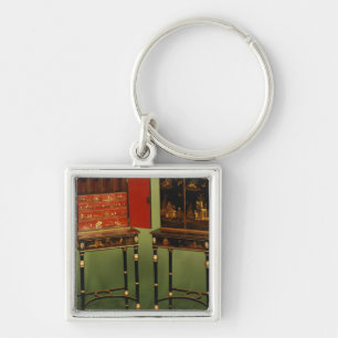 32:Two Chinoiserie cabinets, c.1770 Keychain
