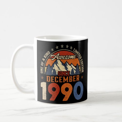 32 Year Old  Awesome Since December 1990 32nd Birt Coffee Mug