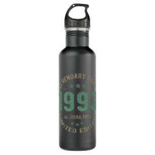 32 Year Old Bday 1993 Epic Legend 32nd Birthday Stainless Steel Water Bottle