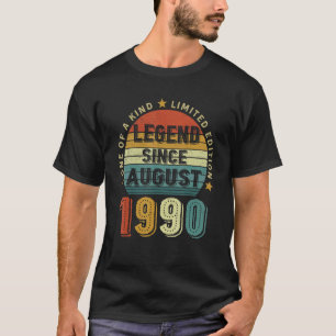 32 Years Old  32nd Birthday Legend Since August 19 T-Shirt
