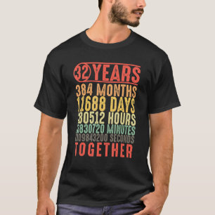 32 Years Together 32nd Anniversary Married Couples T-Shirt