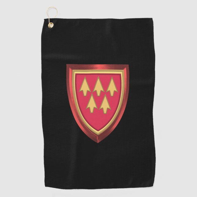 32nd Air Defense Command Customized Patch Golf Towel (Front)