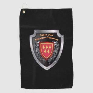 32nd Air Defense Command Customized Shield Golf Towel