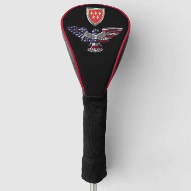 32nd Air Defense Command Veteran Golf Head Cover (Front)