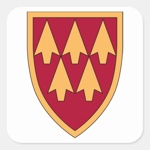 32nd Air  Missile Defense Command Square Sticker
