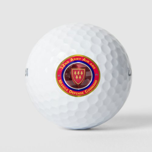 32nd Army Air and Missile Defense Command Golf Balls
