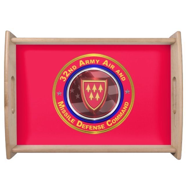 32nd Army Air and Missile Defense Command Serving Tray (Front)