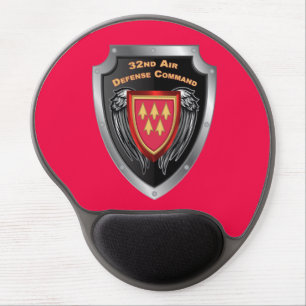 32nd Army Air and Missile Defense Command Shield Gel Mouse Pad