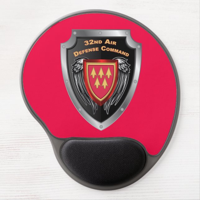 32nd Army Air and Missile Defense Command Shield Gel Mouse Pad (Front)
