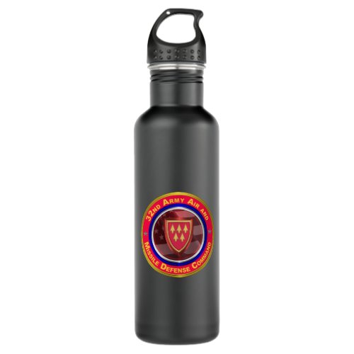 32nd Army Air and Missile Defense Command  Stainless Steel Water Bottle