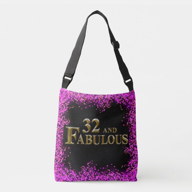 32nd Birthday  Crossbody Bag (Front)