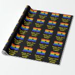[ Thumbnail: 32nd Birthday: Fun, Colorful Rainbow Inspired # 32 Wrapping Paper ]