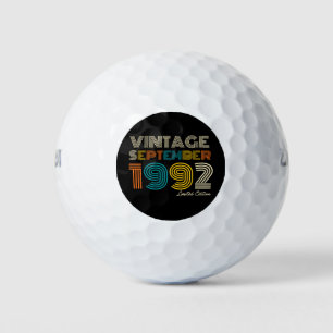 32nd Birthday Vintage September 1992 Limited Edtn. Golf Balls