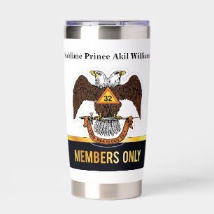 32nd degree mason insulated tumbler