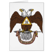 32nd Degree Scottish Rite Brown Eagle (Front)