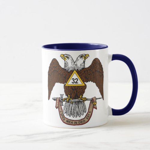 32nd Degree Scottish Rite Brown Eagle Mug