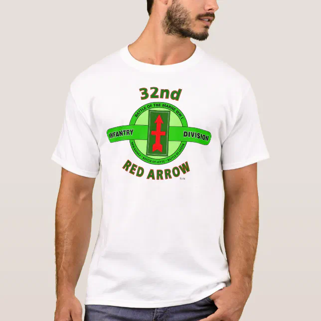 32nd Infantry Division Red Arrow T Shirt Zazzle