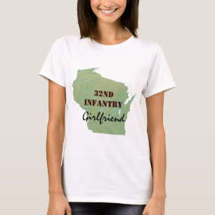 32nd Infantry Wisconsin National Guard Custom T-Shirt