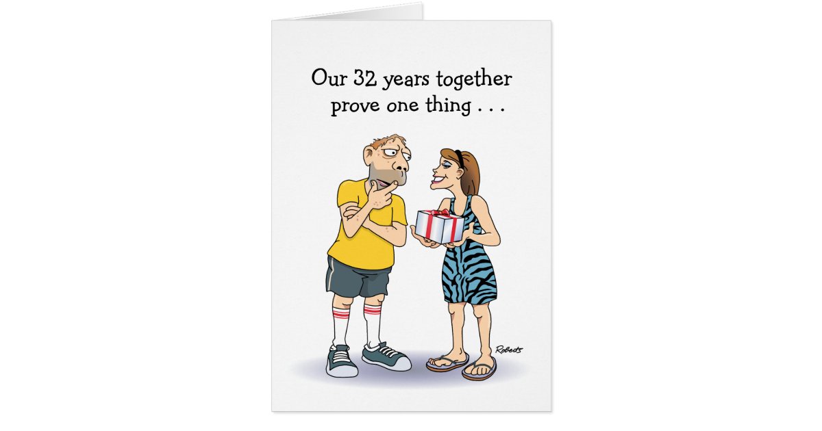 32nd Wedding Anniversary Card: Love Card | Zazzle.com