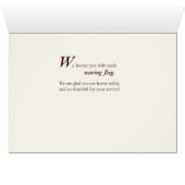 3305 Welcome Home Soldier (Inside Horizontal (Bottom))