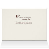 3305 Welcome Home Soldier (Inside Horizontal (Top))