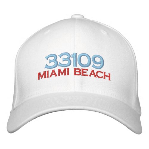 33109 MIAMI BEACH FLORIDA CAP FLORIDA HAT 