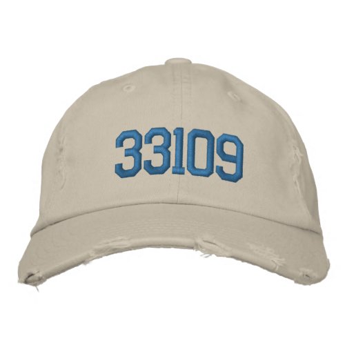 33109 MIAMI BEACH HAT Embroidered Hat