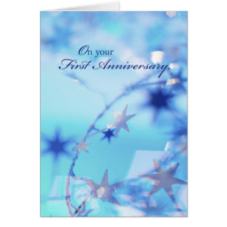 3315 Happy 1st Anniversary Card