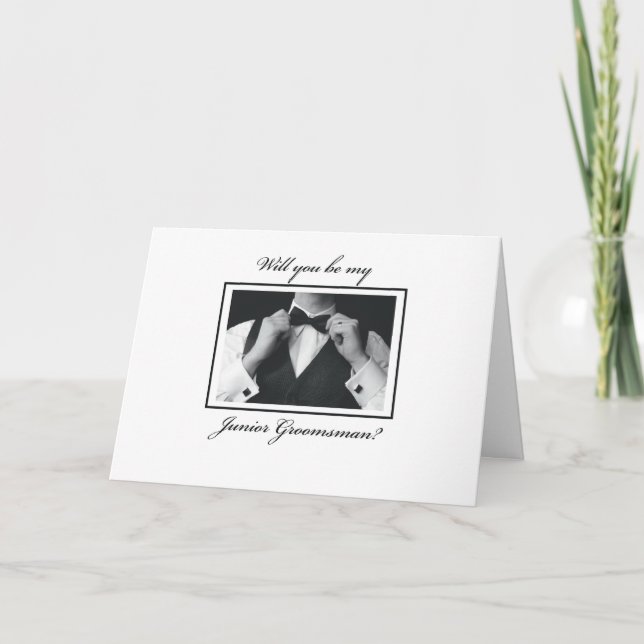 3330 Will You Be Junior Groomsman? Invitation (Front)