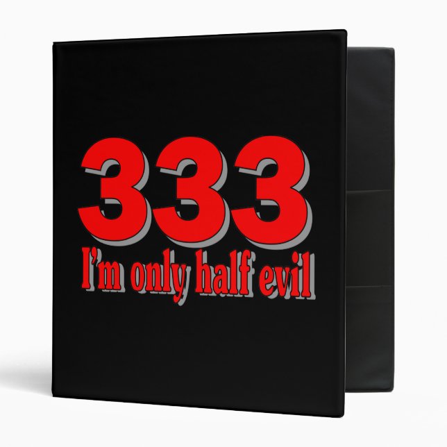 333 3 RING BINDER (Front/Inside)