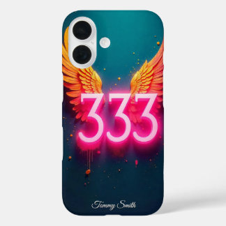 333 Angel Number Manifestation – Positive Energy iPhone 16 Case