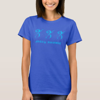 333 (ANGEL NUMBER) Synchronicity, Blue - T-Shirt