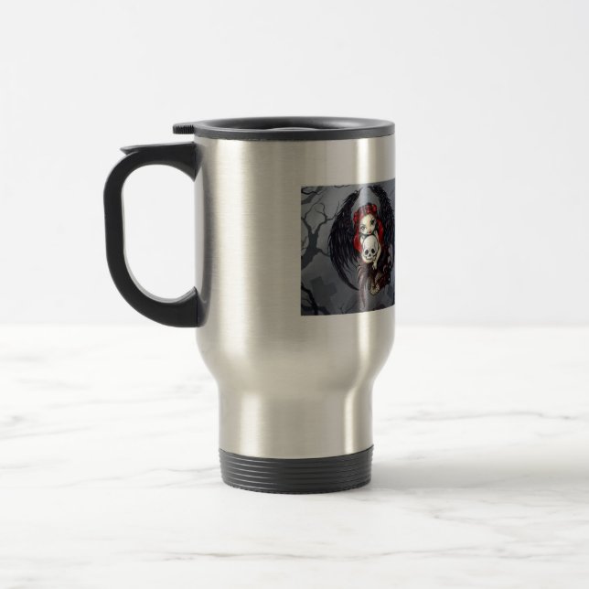 333, only half evil travel mug (Left)