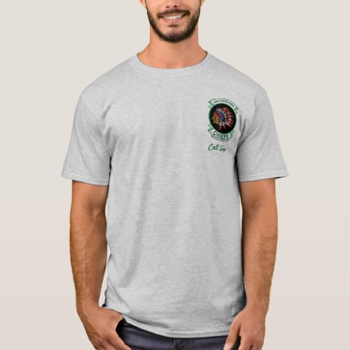 335th FS wStrike Eagle _ Light colored T_Shirt