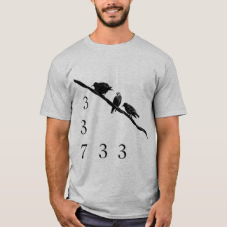 337 birds on a wire T-Shirt