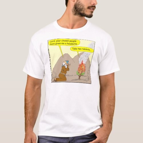 338 moses burning bush Cartoon T_Shirt