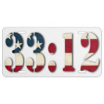 33:12 #1 License Plate at Zazzle