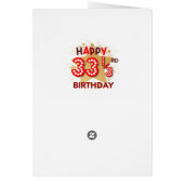 33 1/3 amazing years cards (Back)