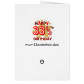 33 1/3 kiss me cards (Back)