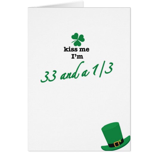 33 1/3 kiss me cards (Front)