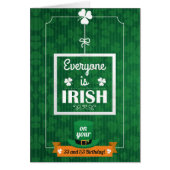 33 and 1/3 everyone is irish (Front)