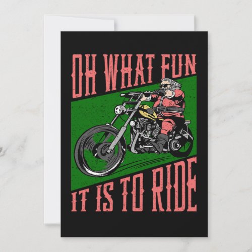 33Biker Oh What Fun It Is To Ride Christmas Save The Date