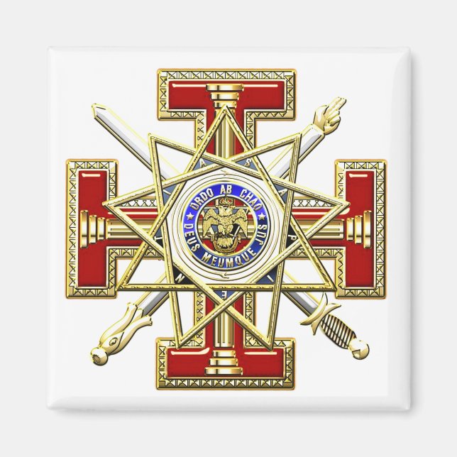 33 Degree mason Magnet (Front)