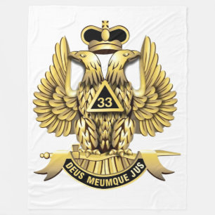 33 Degree Mason Tapestry Fleece Blanket