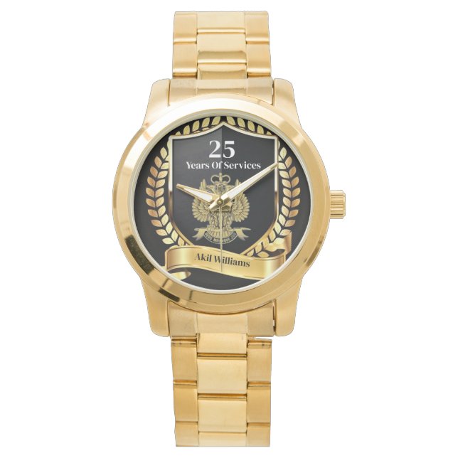33 Degree Years of Services Watch (Front)