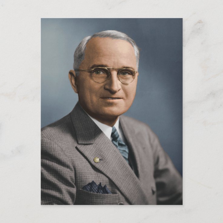 33 Harry S. Truman Postcard | Zazzle