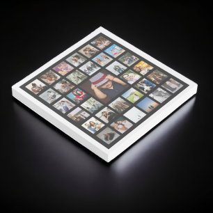 33 Photo Template Personalized Custom Made Collage Gallery Wrap