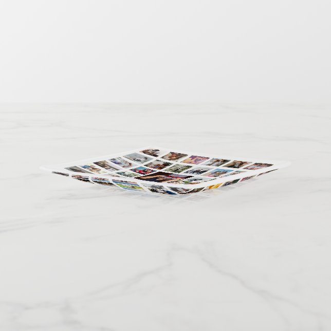 33 Photo Template Personalized  Trinket Tray (Angled)